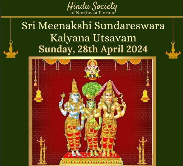 Meenakshi Sundareswara Kalayana Utsavam on Sunday, April 28th 2024